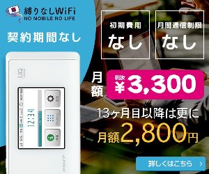縛りなしWiFi